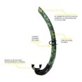 thumbnail image 2 of Esnorquel Cressi Clasico Corsica Verde Camuflaje, 2 of 2