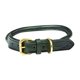 thumbnail image 1 of Weatherbeeta - Collar redondeado de piel para perro (Negro), 1 of 2