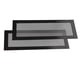 thumbnail image 1 of Cubierta de ventilación de piso de PVC de 25,4 x 10,2 cm, malla decorativa versátil para oficina 2 piezas, 1 of 8
