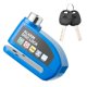 thumbnail image 3 of Bloqueo de alarma de freno de disco de rueda de motocicleta Scooter bicicleta bloqueo antirrobo (azul) Tmvgtek Accesorios para bicicletas, 3 of 8