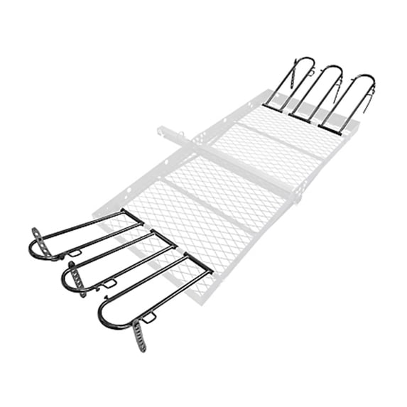 Pre-Owned Tow Tuff Fat Tire Bike Cradle Kit for 3 Bikes with Adjustable Straps