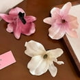 thumbnail image 6 of Phalaenopsis French Retro Hair Clip Simulation Flower Hairpin Hot Z8, 6 of 8