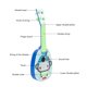 thumbnail image 3 of Juguete de Ukelele para Niños Pequeños 4 Cuerdas Sonido Instrumento Musical de Guitarra para Niños Simulados para Principiantes ANGGREK  Otros, 3 of 8