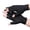 black, variant on Pack of 10 Breathable Cotton Fingerless Gloves Flexible Sturdy for Daily Use Construction Gardening and Workshop Activities