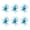 Blue, variant on 6PCS Creature Bait for Bass Fishing-Soft Plastic Artificial Fishing Lure, for Drop Saltwater Freshwater Fishing Bait