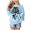 Light Blue, variant on SIYUDAN Womens Halloween Sweatshirt Funny Graphic Skeleton Sweatshirt Long Sleeve Crewneck Pullover Green Sweat Shirt Fall Clothes for Women L