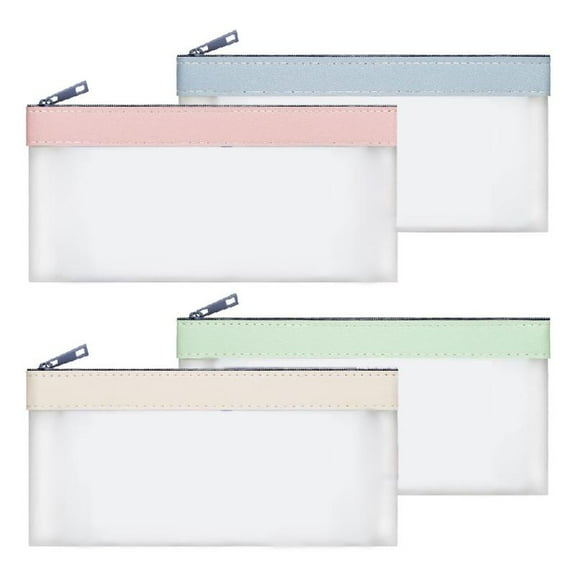 Multipurpose Money Bags with Zippers,Banks Deposit Bags, Money Pouches for Organize Cash Coin,Invoice,Bills