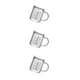 thumbnail image 1 of Destyer Handle Glass Measuring Beaker Odorless Oven Friendly Non-deformable Glass Measuring Cup 250ml 3Set, 1 of 1