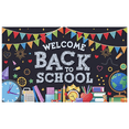 thumbnail image 2 of Colorful Welcome Banner Back to School Chalkboard Design Educational Supplies for Classroom Decor Kids Party School Event, 2 of 7