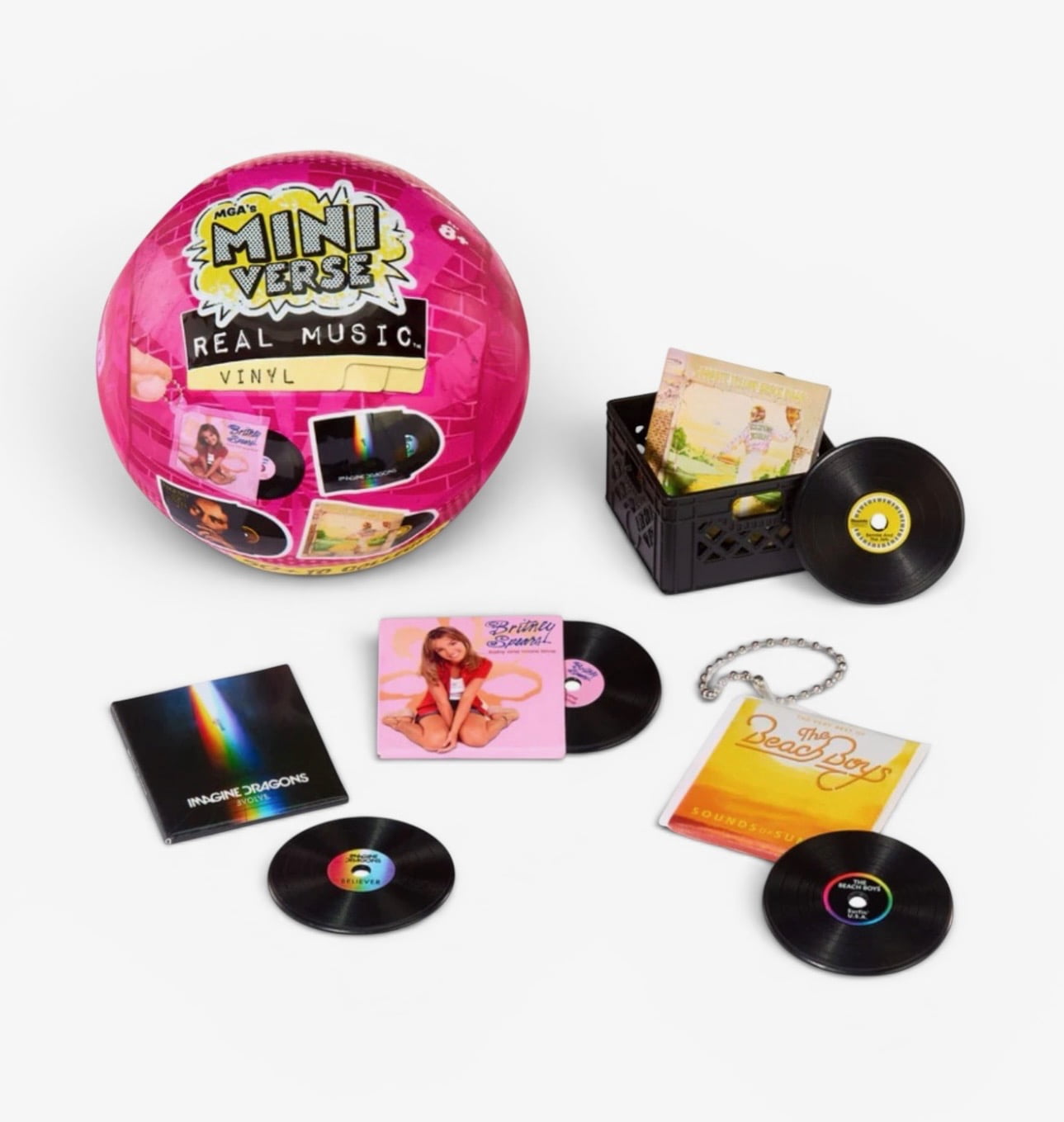 MGA's Miniverse Real Music Vinyl Record Capsules, 3 Pack - Walmart.com