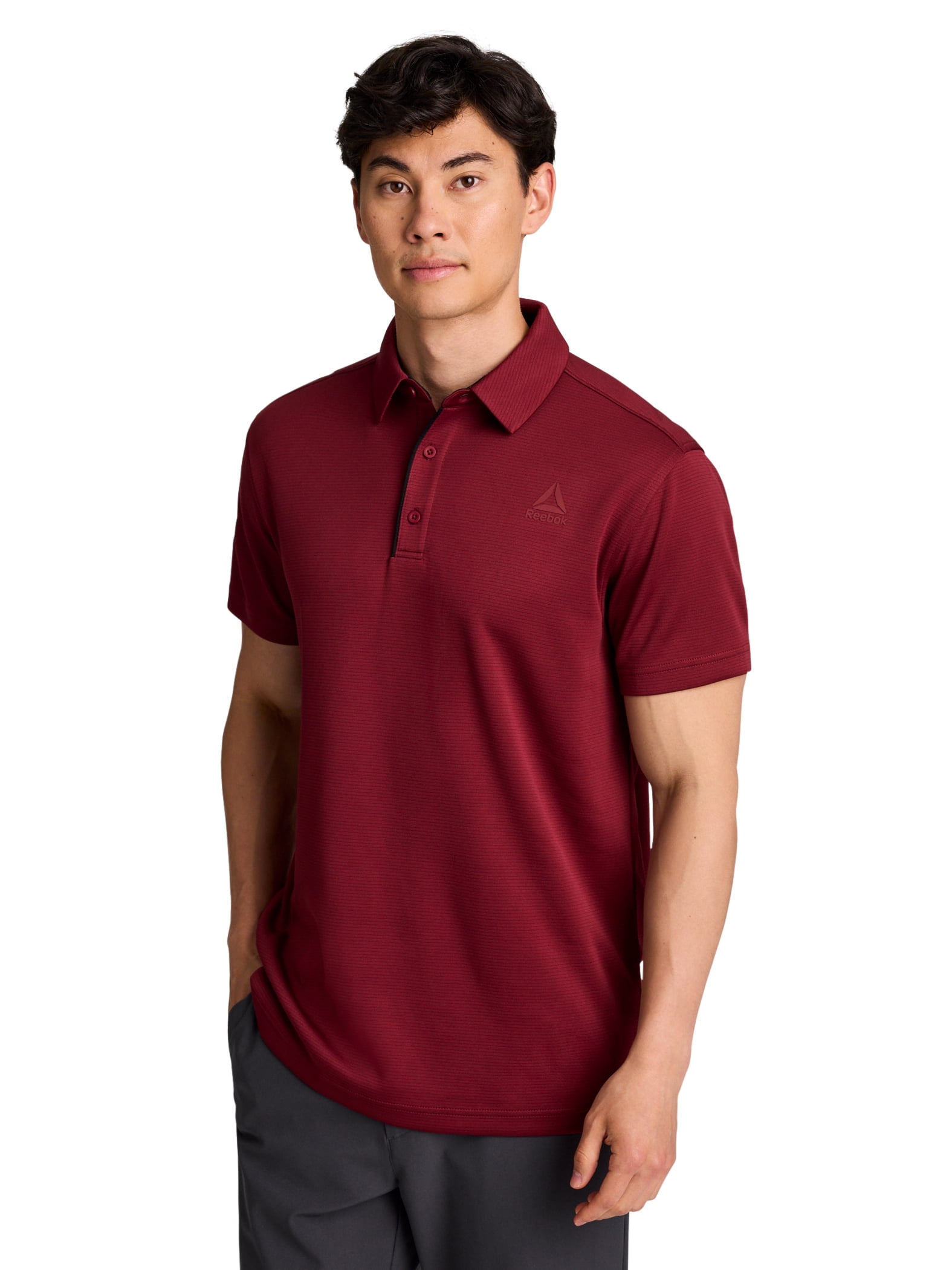 Reebok Men's and Big Men's Performance Polo Shirt, Sizes XS-5XL