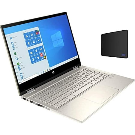 HP Pavilion x360 14-inch Convertible Touchscreen Laptop, 11th Gen Intel Core i5-1135G7, Full HD IPS Display, 16GB RAM, 512GB SSD, Windows 10 Home, Long Battery Life, Work & Streaming, Warm Gold, w/ OD
