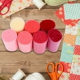thumbnail image 3 of Miangastore 18pcs Wool Yarn Cotton Threads Pillow Rug Handcraft Woolen Yarn(Red), 3 of 8