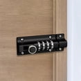 thumbnail image 6 of FashionCha Combination , Door , Security Lock, Mechanical Password Lock, Zinc Alloy Sliding Black, 6 of 9