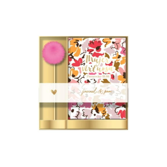 Journal  bolígrafo pom pom | Mujer Virtuosa