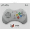thumbnail image 1 of Manette Sans Fil Blanche D6 Dreamcast pour Dreamcast, Switch et PC, 1 of 6