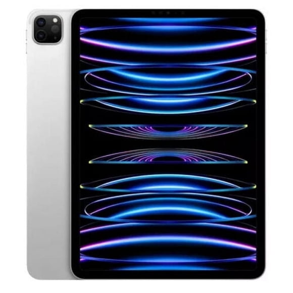 Apple iPad Pro 12.9 6e Gén (2022) Argent 128 Go WI-FI + 5G (Remis à Neuf)