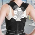 thumbnail image 4 of Posture Corrector Back for Men and Women, Lightweight Breathable Bandage Back Support Shoulder Strap,Relief from Neck, Back and Shoulder Pain, 4 of 5