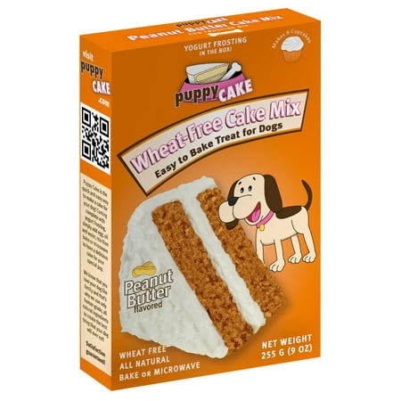 Puppy Cake Mix (Wheat Free), Peanut Butter