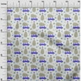 thumbnail image 3 of oneOone Viscose Chiffon Dusty Gray Fabric Tree Craft Projects Decor Fabric Printed By The Yard 42 Inch Wide, 3 of 6