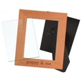 thumbnail image 2 of ThisWear Personalized Gifts Sentimental Photo Frame Poppy & Me Wood Engraved 8x10 Portrait Picture Frame, 2 of 6