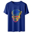 thumbnail image 4 of Camiseta holgada de manga corta con estampado de mueca retro para hombre y mujer Pompotops hfajkhk139158, 4 of 6