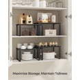 thumbnail image 3 of Estante organizador de armario SONGMICS Kitchen Set 2 de metal y madera artificial, 3 of 7
