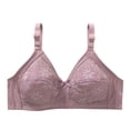 thumbnail image 3 of Kukoosong Balconette Bras for Women Fashion Women's Solid Color Blocking Lifting Gathering Folding Sagging Bra Lingerie Daily Bra, Sizes S, 3 of 7