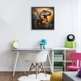 thumbnail image 3 of Stupell Industries Bohemian Angry Dinosaur Roaring Black Floating Frame Canvas Art, 18 x 18, by Creative Studio, 3 of 8