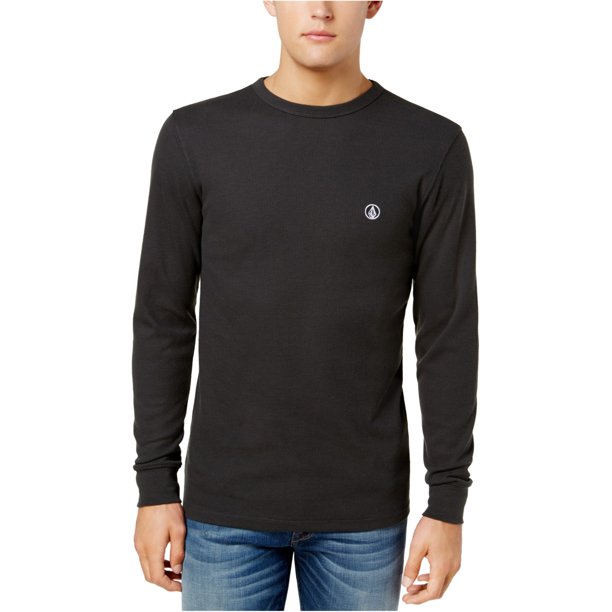 Camiseta térmica básica Volcom para hombre gris grande