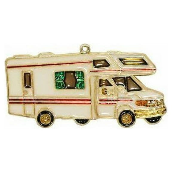 RV Christmas Tree Ornament Class C Camper