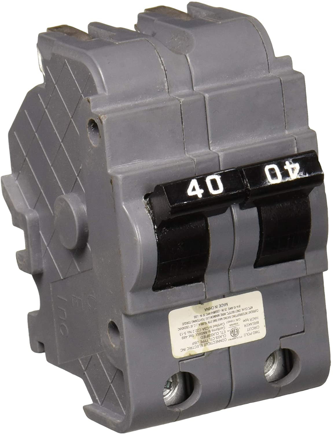 Federal Pacific 40 Amp 2 or Double Pole 1" Thin Breaker FPE 40A 