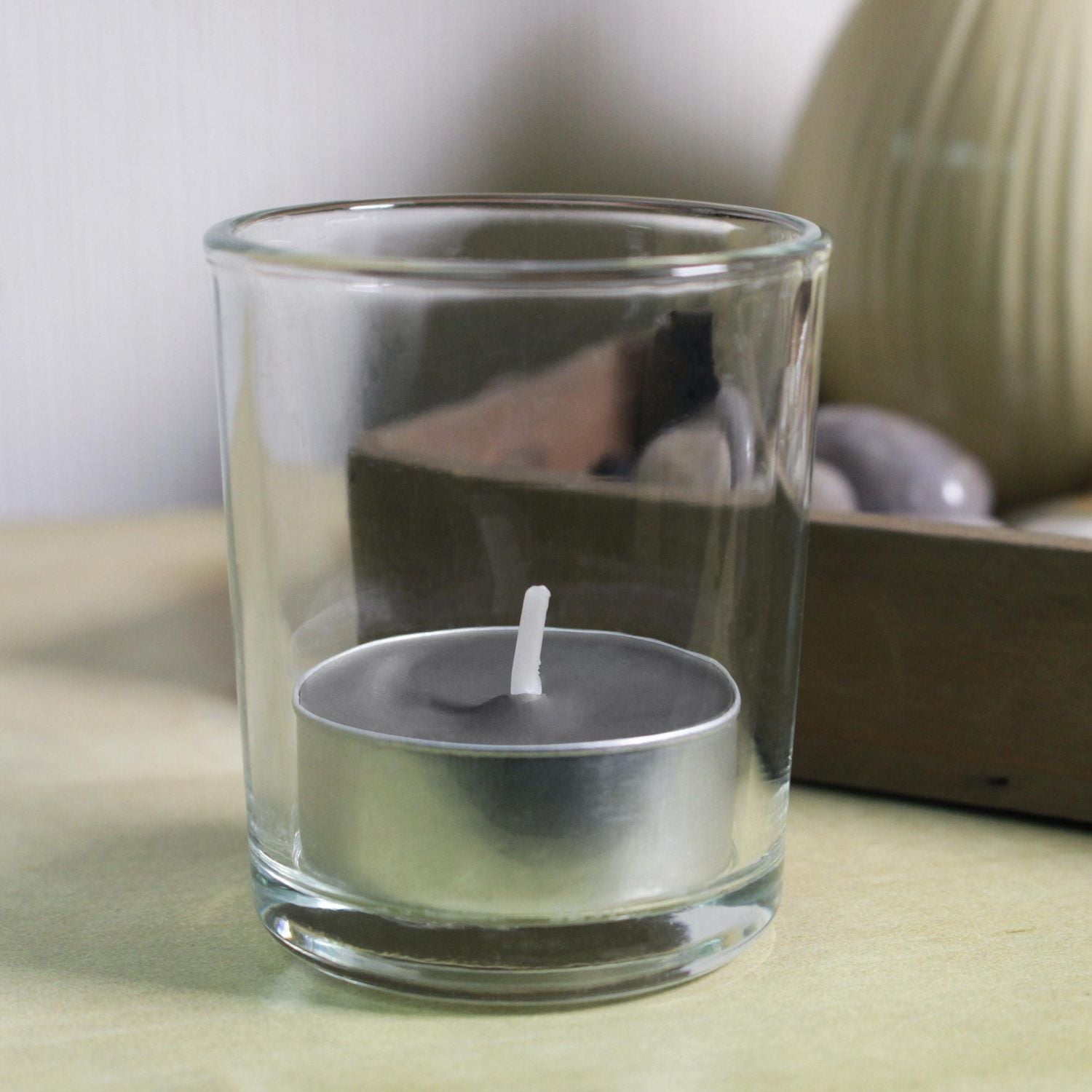 Hometrends Paquet de 6 lumignons parfumée Ambre foncé et pivoines