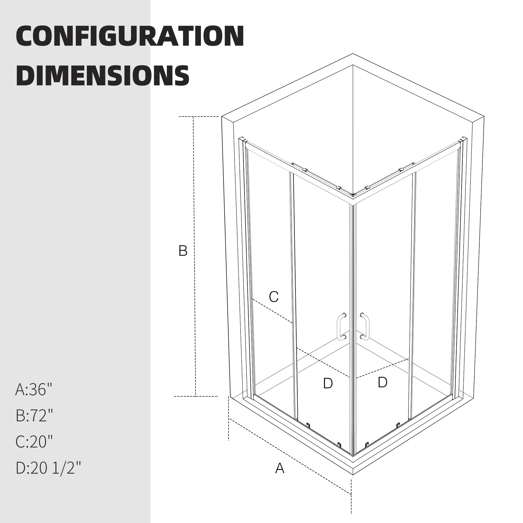 Shower Cubicle Dimensions