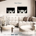 thumbnail image 4 of Elephant Stock Peeking Siberian Husky Wall Art - Horizontal Canvas Wall Art - Living Room Wall Decor - Animal Canvas - Black And White Decor - 30" x 20", 4 of 8