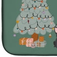 thumbnail image 4 of Black French Bulldog Christmas Everyone Dish Drying Mat, 4 of 7
