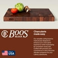 thumbnail image 4 of John Boos CCB Reversible Wood Chopping Board, 18" x 12" x 1 3/4", Walnut, 4 of 11