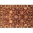 thumbnail image 1 of Ahgly Company Indoor Rectangle Oriental Orange Industrial Area Rugs, 5' x 7', 1 of 4