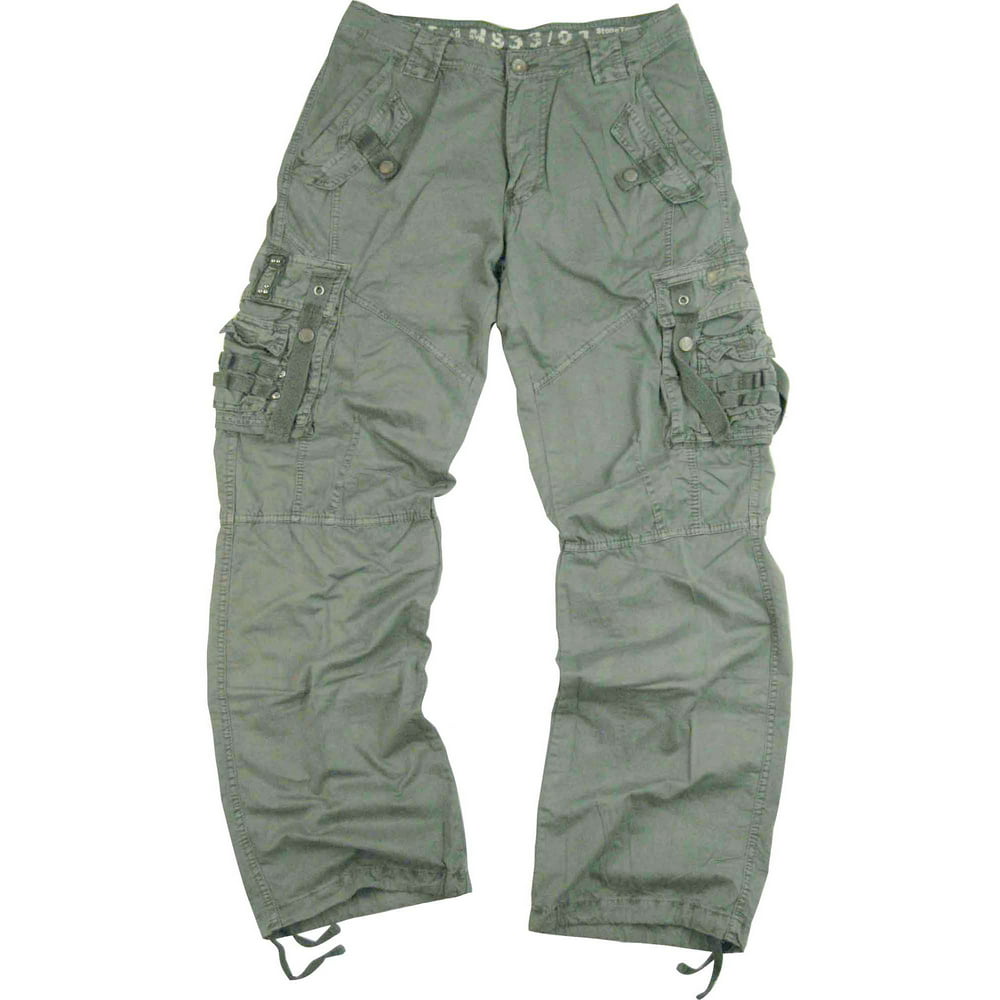 Men's Military Cargo Pants 32x34 L.Grey #12211 - Walmart.com - Walmart.com