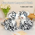 thumbnail image 5 of Simulation Snow Leopard Plush Toy-realistic Wild Animal Plushie Soft Stuffed Animal Leopard Plush Toy Home Decor, 5 of 7