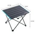 thumbnail image 1 of Mosiee Folding Camping Table Lightweight Portable Outdoor Picnic Aluminium Alloy Table, 1 of 8