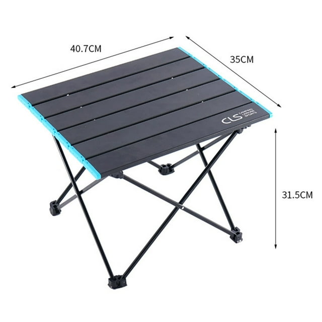 Splihome Folding Camping Table Lightweight Portable Outdoor Picnic Aluminium Alloy Table S