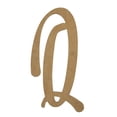 thumbnail image 1 of Wooden Letter Unfinished, Bettaria Font, Craft Cutout, 1 of 2