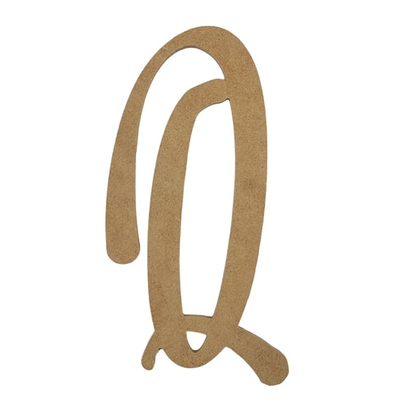 Wooden Letter Unfinished, Bettaria Font, Craft Cutout