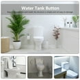 Qiysamall 1 Set Dual Toilet Tank Buttons Push Flushing Button Toilet