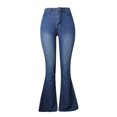 thumbnail image 3 of Viikei Pants for Women Plus Size Womens Pants Womens Jeans Clearance High Waist Slim Burr Denim Microarra Trumpet Pants, 3 of 8