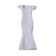 thumbnail image 2 of Vestido ajustado a la cadera para mujer, escala 1/6, color liso, largo Blanco, 2 of 9