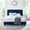 Navy, variant on Modway Celine Channel Tufted Performance Velvet Full Platform Bed in Navy