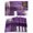 Purple, variant on Purple Abstract Placemats Set of 4, Modern Mottled Art Oil Painting Placemats for Dining Table, Place Mats for Kitchen Tabletop, Waterproof Wipeable Dining Table Mats Set