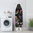 thumbnail image 3 of HELLHERO Floral and Hummingbird Ironing Board Cover Standard Size 15x54, Thick Padding Elastic Edge Resist Scorching and Staining Heavy Duty Padded Iron Board Covers, 3 of 5